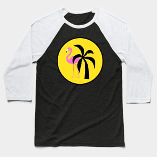 Fun In The Sun Flamingo Baseball T-Shirt